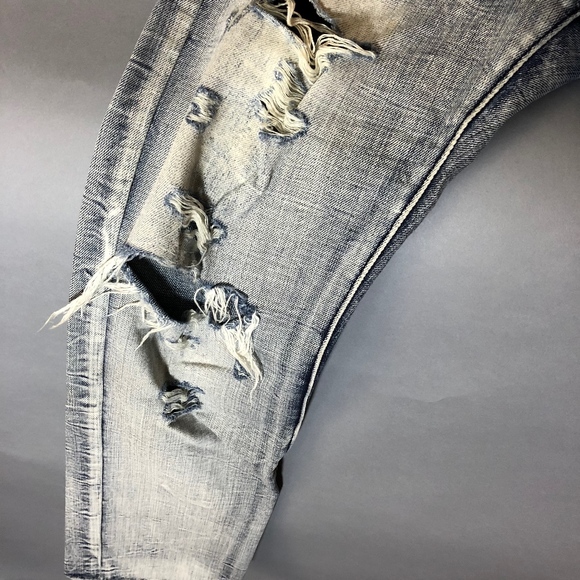 EXPRESS Men's Distressed Jeans "Zach" - Picture 5 of 8